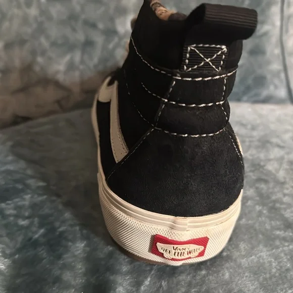 Vans Ultra Crush Leopard Lined Suede Skater High Tops Men’s 8.5 - Picture 5 of 13